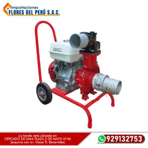 MOTOBOMBA CARACOL DE 4" MOTOR HONDA GX390 13 HP