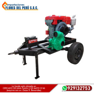 MOTOBOMBA DE ALTA PRESION 3" EJE LIBRE MOTOR DE 33 HP DIESEL