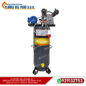 COMPRESORA DE AIRE 120 LITROS 2 HP MOTOR DELCROSA