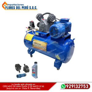 COMPRESORA DE AIRE 3 HP 120 LITROS