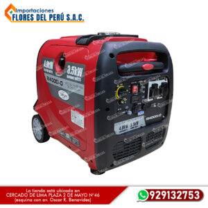 GENERADOR SILENCIOSO DE 4 KW INVERTER CATTINI