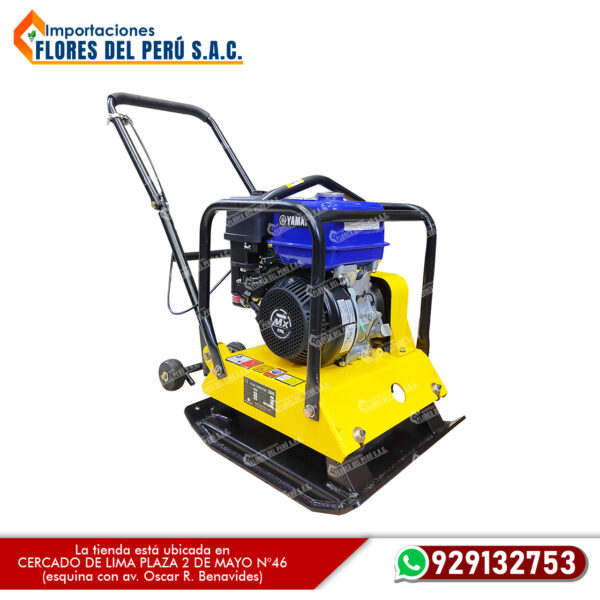 plancha compactadora ms100-4 con motor yamaha mx200 de 6.5 hp