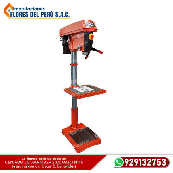 TALADRO DE COLUMNA 2.5 HP DEREK MOTOR / 20MM