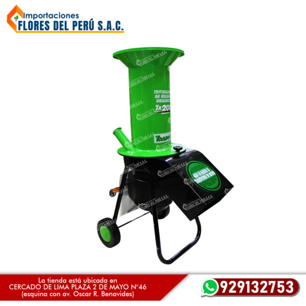 trituradora de residuos organicos trapp tr200 motor de 1.5 hp